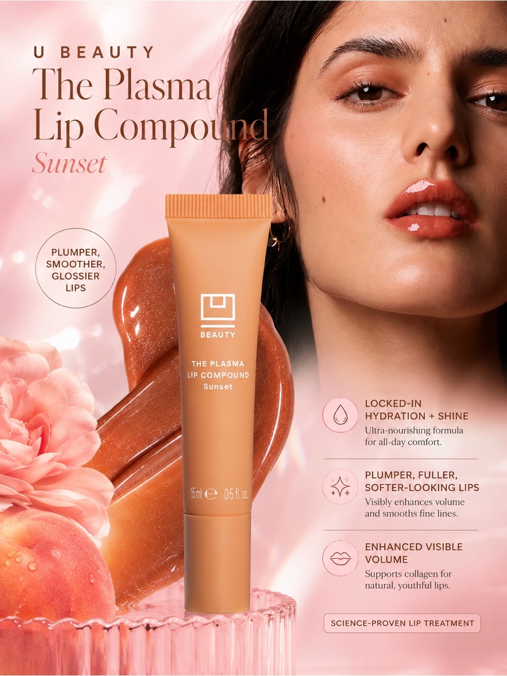 U Beauty The Plasma Lip Compound - Sunset $68